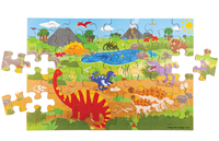 BigJigs Dawn of the Dinosaur Floor Puzzle