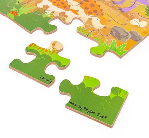 Bigjigs Morgendämmerung der Dinosaurier Bodenpuzzle-3