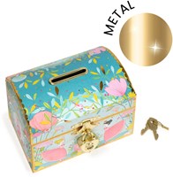 Djeco tirelire Ballerine - tirelire enfant colorée avec cadenas-3