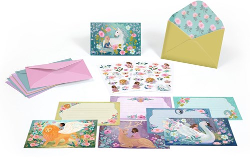 Djeco Creatures merveilleuses Briefpapier Set - FSC MIX - Lovely Paper-2