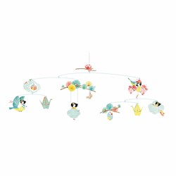 Djeco Baby Mobile verträumtes Mädchen - FSC Papier und Karton