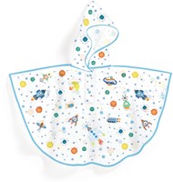 Djeco LITTLE BIG ROOM - CASQUETTES ET CAPES DE PLUIE Cape de pluie Fusée - M