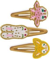 Djeco Haaraccessoires - bunte Kinder-Haarspangen Set 3 Stück