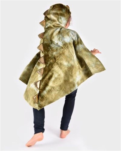 Den Goda Fen cape déguisement dragon avec piques dorées - 3-8 ans - jouet