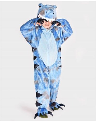 DEN GODA FEN-JUMPSUIT DINO T-REX - 104 / 3-4 JAAR