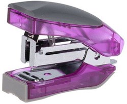 Agrafeuse jouet violette avec 1000 agrafes pour enfants