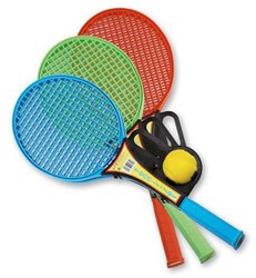 Tennisracket Junior Kleur met Bal