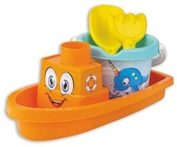 Eimerset 11 Happy Fish Boat 4tlg.