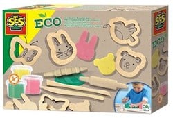 SES Ses Eco Clay mit Holzwerkzeugen 24917
