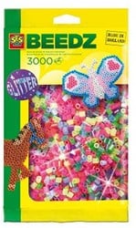 SES Strijkkralen - Glitter, 3000st.