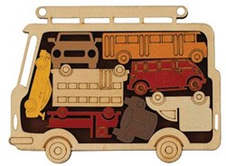 Recent Toys Gehirnspielzeug Holz Transport Auto Parken Lernspiel