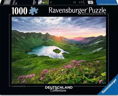 Ravensburger Puzzle Allgäu Bergsee 1000 Teile Deutschland Landschaft-2