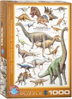 Eurographics Dinosaurier Puzzle - 1000 Teile Karton-2