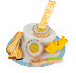 Bigjigs Holzspielzeug Dippy Egg Frühstücksset für Kinder