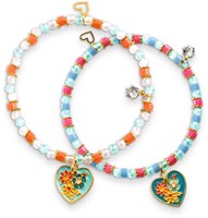 Djeco L'ART DU FIL - PERLES & BIJOUX Enfilage Cœur - FSC MIX