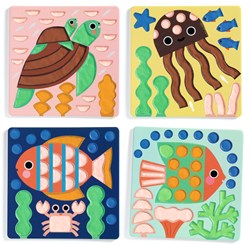 Djeco Knetset Unterwasserwelt - Kreatives Bastelset für Kinder