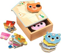 Djeco Holzpuzzle Dressup - mix - FSC Holzspielzeug-2