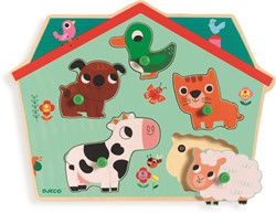 Djeco DJ01707 Geräuscht Puzzles, gemischt
