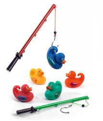 Djeco jeu d'adresse Rainbow fishing ducks jouet