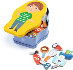 Djeco jouet magnétique Inzebox Jobissimo - FSC 100% - jeu créatif