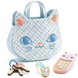 Djeco Spielzeug Handtasche Petit chat - Rollenspiel für Kinder