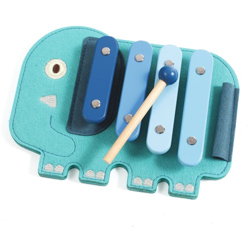 Djeco xylophone en bois jouet bébé SoftiXylo FSC 100%