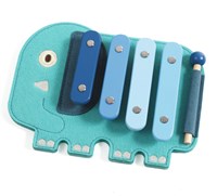 Djeco xylophone en bois jouet bébé SoftiXylo FSC 100%-2