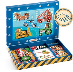 Djeco Hammer Spiel Tap tap Fahrzeuge FSC 100% - kreatives Bauspielzeug