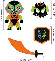 Djeco Spielfigur Drack knight Ritter mit Drachenmaske-3