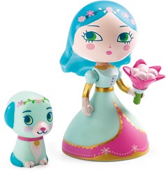 Djeco Spielfigur Luna & Blue - Arty Toys Prinzessin mit Hund