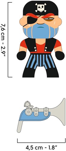 Djeco Piratenfigur Jack Skull - Arty Toys Spielzeug-2