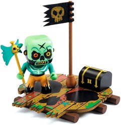 Djeco Spielfigur Arty Toys Skullapic Pirat Floß