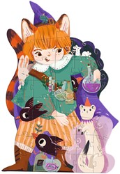 Djeco Puzzle Magie - Pio le magicien 36 Teile und Miniatur