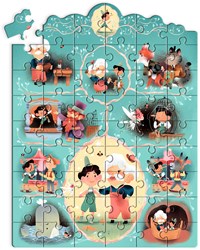 Djeco puzzle Pinocchio - jouet en bois - 54 pièces FSC MIX