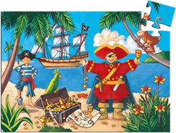 Djeco Le pirate et son trésor - 36 pcs
