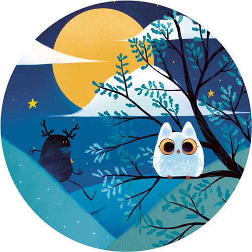Djeco puzzle chevalier pleine lune - 36 pièces carton FSC-3