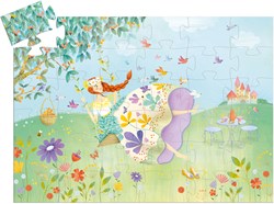 Djeco puzzle princesse printemps 36 pièces - carton FSC puzzle enfant