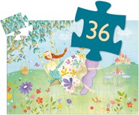 Djeco puzzle princesse printemps 36 pièces - carton FSC puzzle enfant-2
