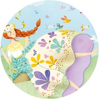 Djeco puzzle princesse printemps 36 pièces - carton FSC puzzle enfant-3
