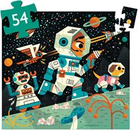 Djeco puzzle station spatiale - 54 pièces carton FSC puzzle enfant-2