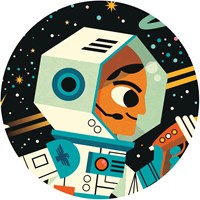 Djeco puzzle station spatiale - 54 pièces carton FSC puzzle enfant-3