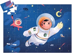 Djeco Puzzle Astronaut Mond 36 Teile FSC Karton Kinderpuzzle
