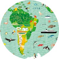 Djeco Tour du monde 200pcs + livret-3