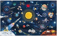 Djeco Puzzle Weltraum 200 Teile mit Heft - Lernspielzeug