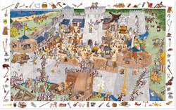 Djeco Beobachtungspuzzle Fortified castle - 100 Teile FSC Karton