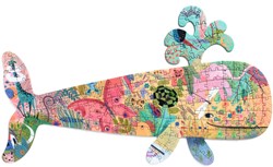 Djeco puzzle baleine - 150 pièces - carton FSC - animaux