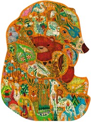 Djeco puzzle ours - 350 pièces - puzzle créatif