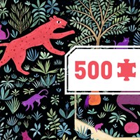Djeco puzzle - 500 pièces - royaume des chats - puzzle pour enfants-2