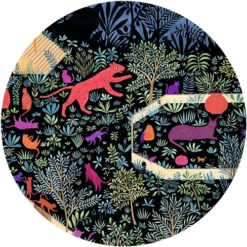 Djeco puzzle - 500 pièces - royaume des chats - puzzle pour enfants-3
