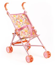 Djeco Zubehör Puppenwagen Flowers - 54 cm leichte Buggy